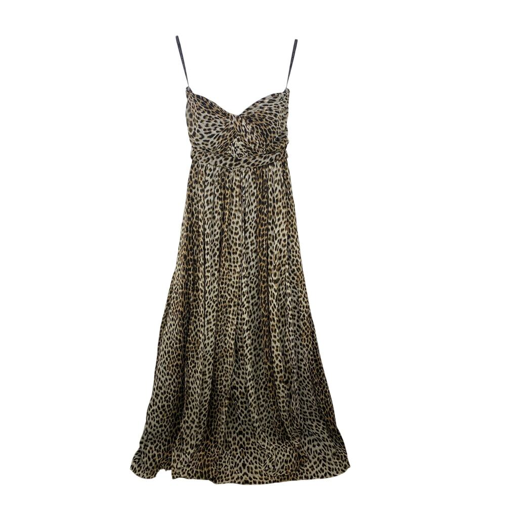 Chic Leopard Print Spaghetti Strap Mini Dress